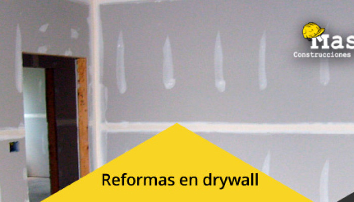 Las reformas en drywall son una excelente opci贸n para darle un cambio r谩pido a tus espacios